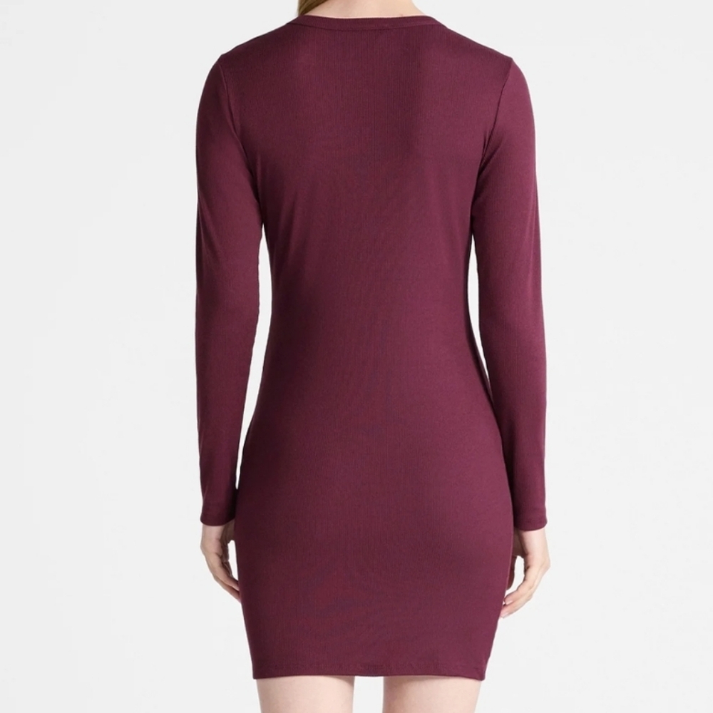 No Boundaries Mini Dress with Long Sleeves, Women’s - Picture 2 of 3